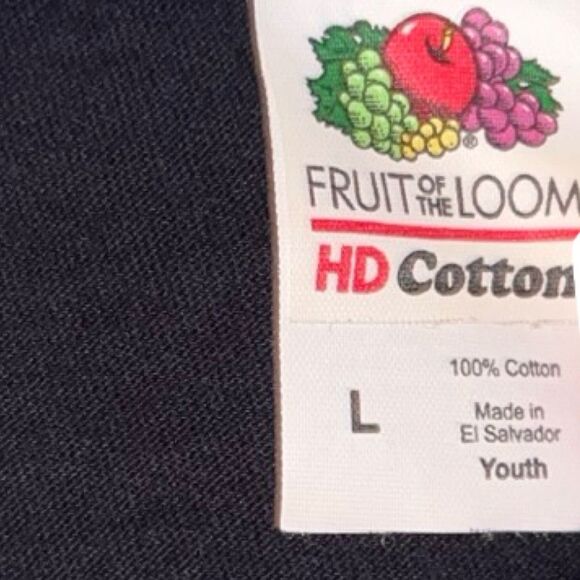 2016 Youth Fruit of the Loom AC/DC Short Sleeve T Shirt Size Large - Picture 2 of 4